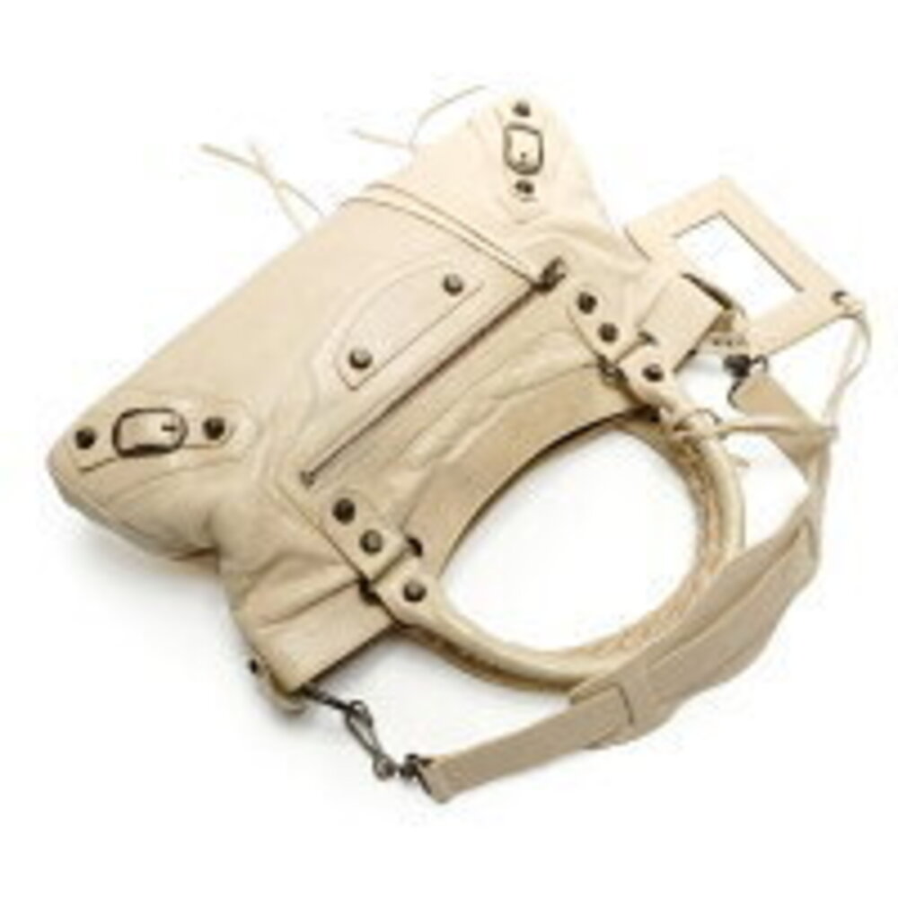 Balenciaga The First City Shoulder Bag Beige - Picture 7 of 13